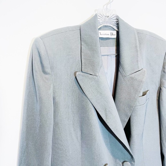 Christian Dior 4 Button Blazer Double Breasted SZ 4 - Picture 4 of 10